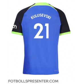 Tottenham Hotspur Dejan Kulusevski #21 Borta Matchtröja 2022-23 Kortärmad